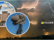 Злива та гроза у Києві