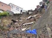 Оползень в Боливии