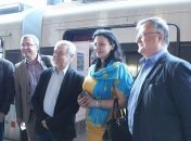 Первый "безвизовый поезд" отправился из Киева в Перемышль