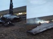 Від ворожої авіатехніки залишилися одні уламки