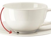 Некоторые чашки имеют насечки на дне