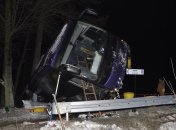 Автобус, який постраждав у ДТП