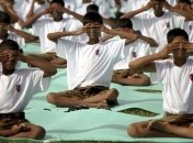 В Индии впервые массово отмечают международный День йоги