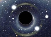 Столкновение галактик "выбросило" черную дыру в космос (Видео)