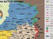 Карта АТО на востоке Украины (14 марта)
