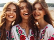 Смеющиеся украинки