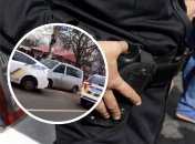 В Одессе посреди улицы копы обстреляли автомобиль