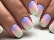 Маникюр 2020: идеи зимнего градиентного нейл-арта (Фото) 