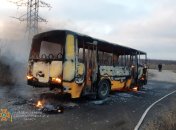 Вогнеборці ліквідували пожежу в пасажирському автобусі
