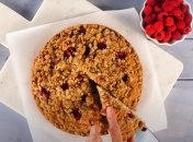 Шикарный пирог с малиной