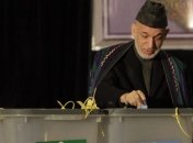 Одним из первых на выборах в Афганистане проголосовал Хамид Карзай 