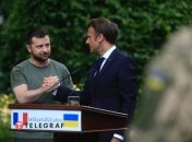 Владимир Зеленский и Эммануэль Макрон