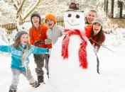 Прогулка в снег и мороз