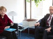 Яценюк встретится сегодня с Меркель