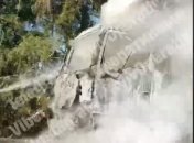 Палала кабіна водія.