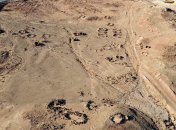 Залишки стародавнього табору, де знайшли артефакти