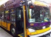 В США вышли необычные троллейбусы