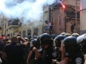 Масштабная стычка с полицией произошла на месте скандальной застройки в Одессе