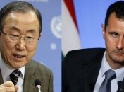 Генсек ООН Пан Ги Мун прекратил прямое общение с Башаром Асадом 