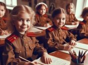 Радянські діти у школі