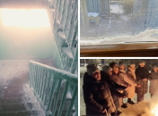 В городах РФ своя атмосфера: жители записывают жалобные обращения к путину, в домах прорывает канализация и леденеют окна