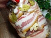 Рецепт-пятиминутка вкусного маринованного сала