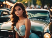 Девушки очень любят снимать видео со своими авто