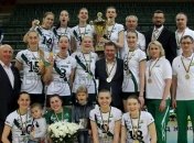 Волейболистки "Химика" в восьмой раз подряд стали чемпионками Украины