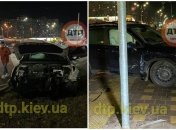 Такси спровоцировало ДТП в Киеве