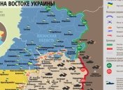 Карта АТО на востоке Украины (12 июня)