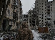 Місто зруйноване постійними обстрілами