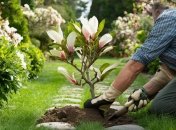 Чтобы вырастить роскошную магнолию, нужно знать, как правильно ее высаживать (изображение создано с помощью ИИ)