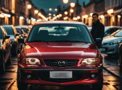 Мужчина покупает авто