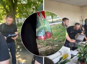 Кадри з місця затримання