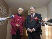 Лагард назвала встречу с Порошенко "конструктивной"