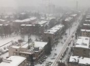 Ужасный гололед: Харьков засыпало снегом (Видео)