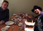 Кличко позавтракал с Дэвидом Хэем