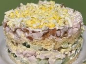 Салат получится легким и вкусным