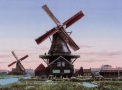 Города, деревни и ветряные мельницы: яркие снимки Нидерландов прошлого века (Фото)