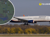 Російський пасажирський літак пролетів над Україною