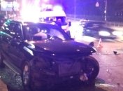 Водитель Uber в Киеве разбил 5 авто, есть пострадавшие (Видео)