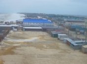 Кирилловку накрыл мощный шторм, а в Азовском море - сильный ветер