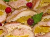 Рецепт дня: рулетики из индейки с апельсинами