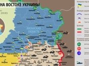 Карта АТО на востоке Украины (30 июля)