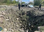 Наслідки обстрілу аеропорту "Канатове" російськими військами