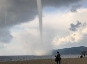 30-метровые смерчи пронеслись по побережью турецкой Анталии (Видео)