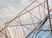 В Херсонской области ураган разрушил водонапорную башню 