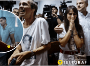 Артем Косов и родные на суде