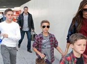 Семья Бекхемов отправилась на отдых 