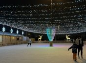Открытый каток в Киеве